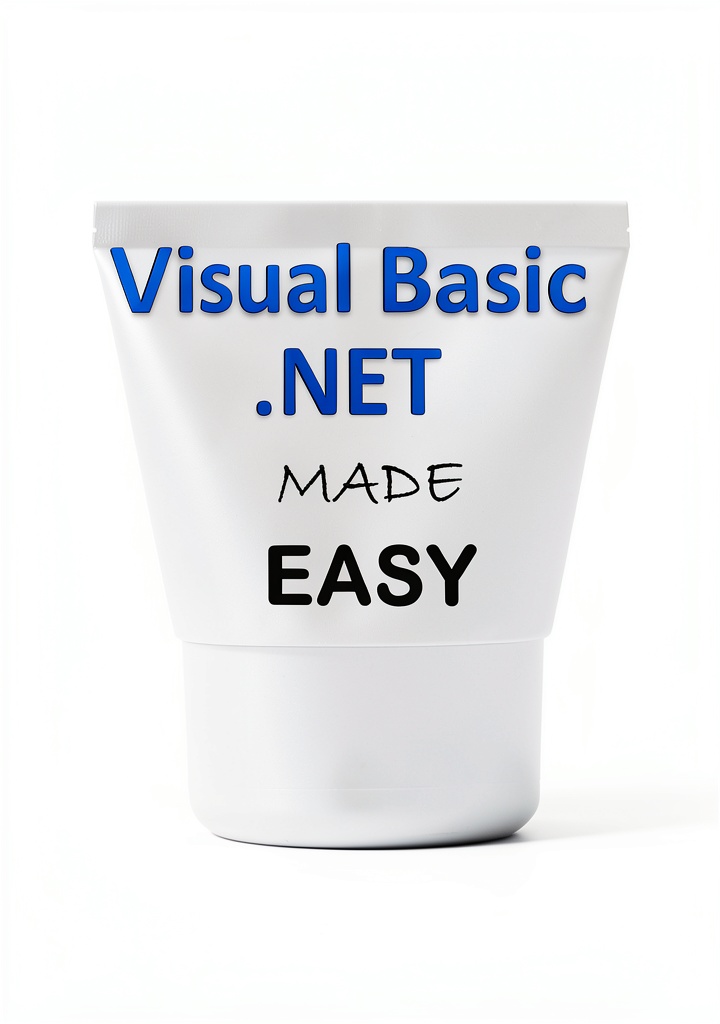 Installing Visual Basic Programming Kindle eBook by Microsoft .NET Series on a wooden desk