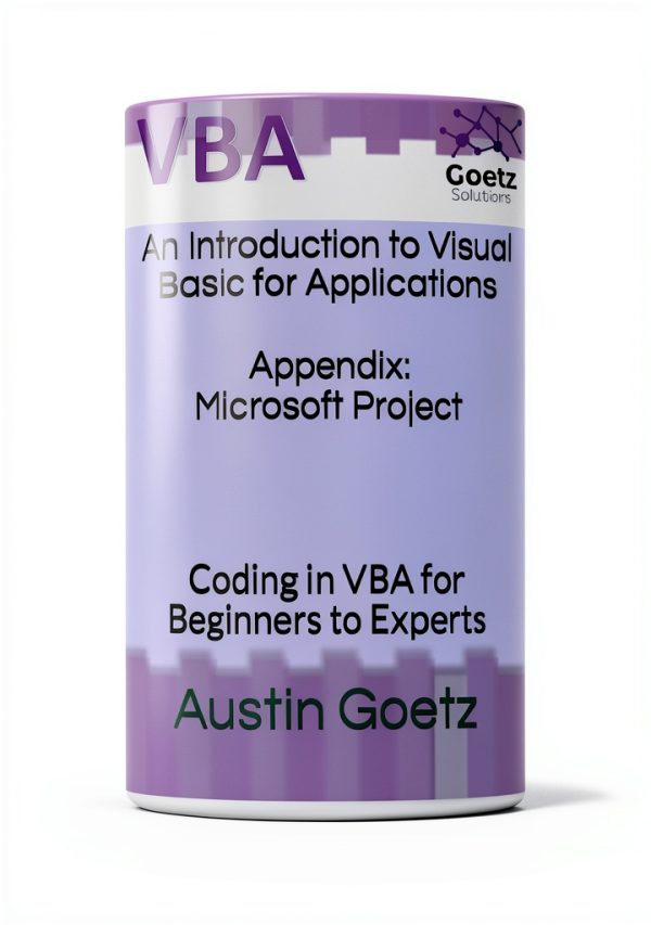 VBA Programming Guide by Goetz Solutions Kindle Print Replica 12 of 12-0