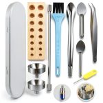 Empty Capsule Filling Kit 11 Pcs Gibtikoy Short Stem Funnels-0