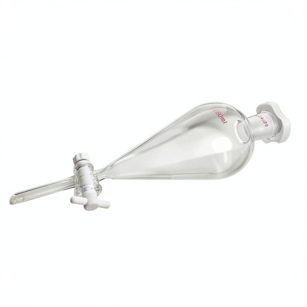 Separating Funnel QWORK 250ml with 24/29 Joints and PTFE Plug-1
