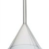 EISCO Filter Funnel 3.6" Polyethylene Lab Funnel – Acid Alkali-3