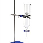 Dropping Funnel 500mL Lab Stand EISCO Glass Heavy Base Clamp-0