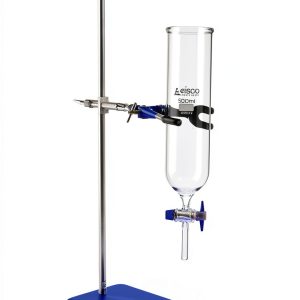 Dropping Funnel 500mL Lab Stand EISCO Glass Heavy Base Clamp-0