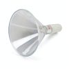 Glass Jointed Powder Funnel QWORK 100mm OD 24/40 Joint Short Stem-2
