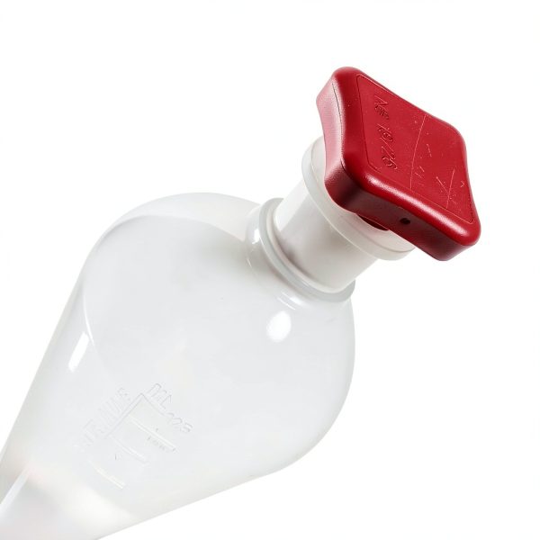 1000mL Pear-Shaped Plastic Separatory Funnel GUOHUIZHANG PTFE Stopper-3