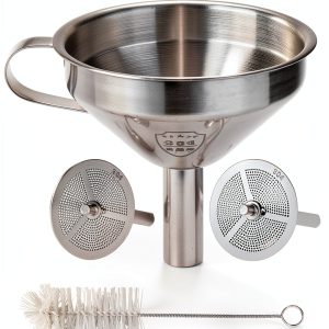 Resin Funnel Johnnyue Stainless Steel 3D Printer Filter with Strainer-0