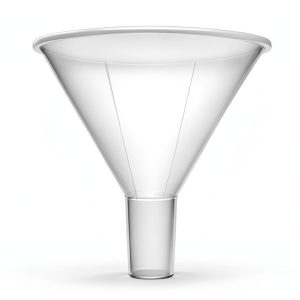 Powder Funnel 2.6in EISCO Polypropylene Parallel Stem Filling Funnel-0