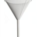 EISCO Filter Funnel 3.6" Polyethylene Lab Funnel – Acid Alkali-0