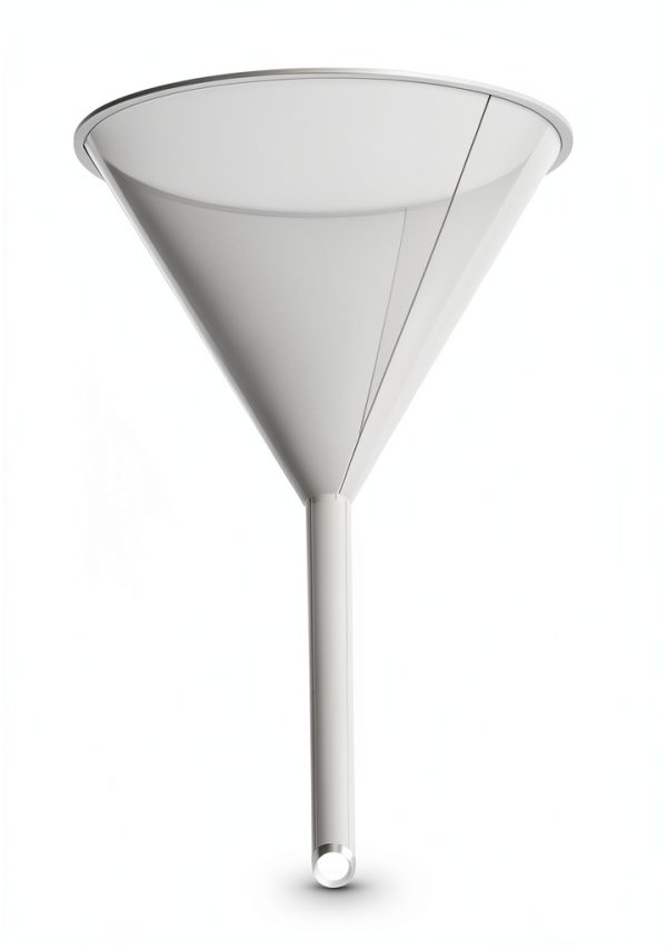 EISCO Filter Funnel 3.6" Polyethylene Lab Funnel – Acid Alkali-0