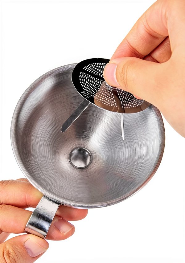 Resin Funnel Johnnyue Stainless Steel 3D Printer Filter with Strainer-6