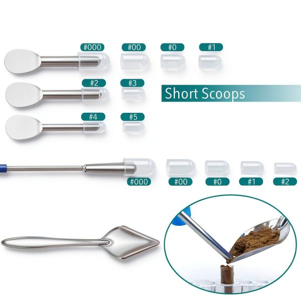 Filling Tool Kit LELELUK 16-Piece Set with Lab Scoops & Micro Funnels-3