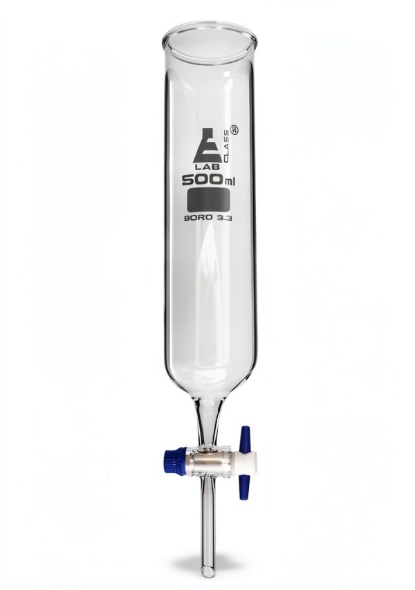 Dropping Funnel 500mL Lab Stand EISCO Glass Heavy Base Clamp-1