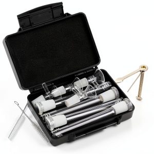 14mm Mini Glass Tube with Funnel – NSKUELQB Funnel Set, 8 Glass Vials-0