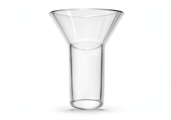 Powder Funnel 2.6in EISCO Polypropylene Parallel Stem Filling Funnel-1