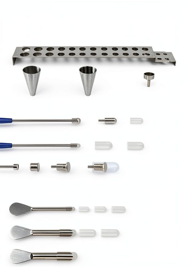 Foosi Short Stem Funnels 16pcs Stainless Steel Lab Kit for Sizes-2